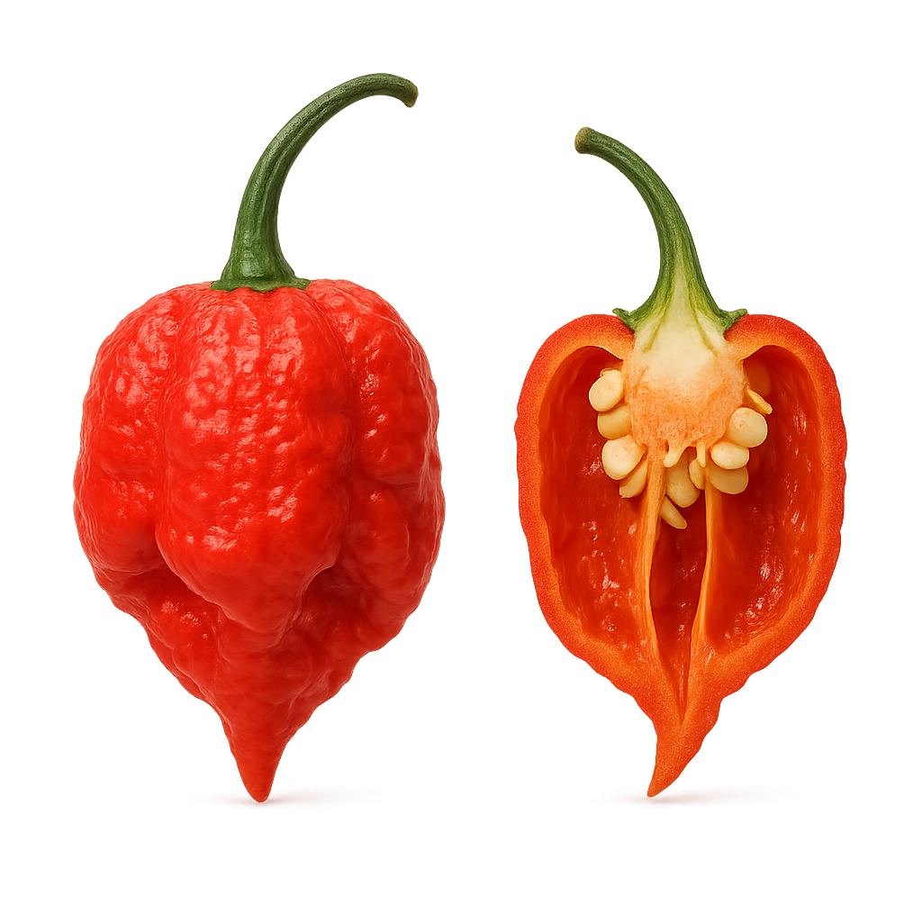 najostrzejsza papryka świata carolina reaper świeża czerwona boxujemy