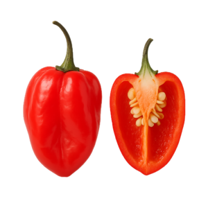apryka habanero czerwona bardzo ostra świeża przekrój boxujemy
