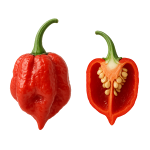 papryka trinidad scorpion bardzo ostra czerwona świeża boxujemy