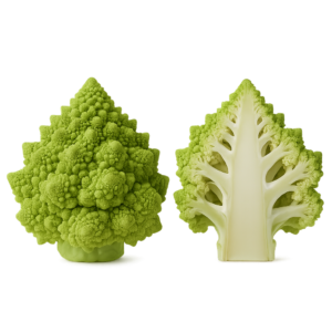 wieży zielony kalafior romanesco piramidowy boxujemy