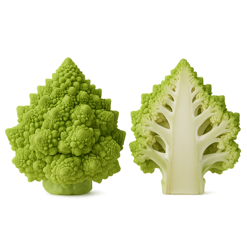 wieży zielony kalafior romanesco piramidowy boxujemy