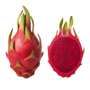 Pitaja Czerwona (odmiana smoczego owocu o intensywnie amarantowym wnętrzu)