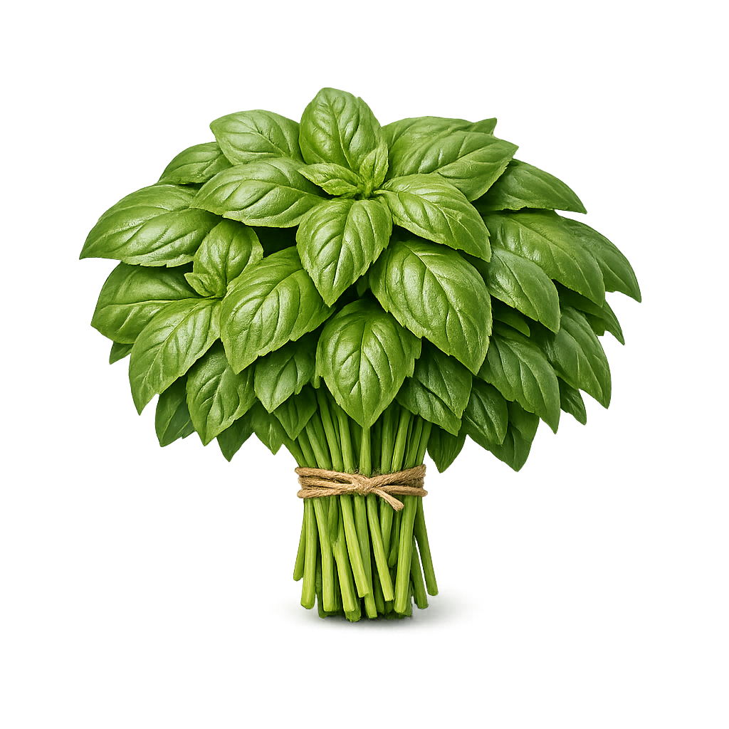 świeża bazylia włoska genovese liście do pesto boxujemy