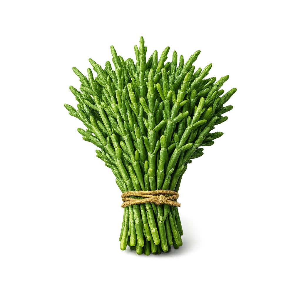 świeży soliród szparag morski zioło morskie do ryb boxujemy