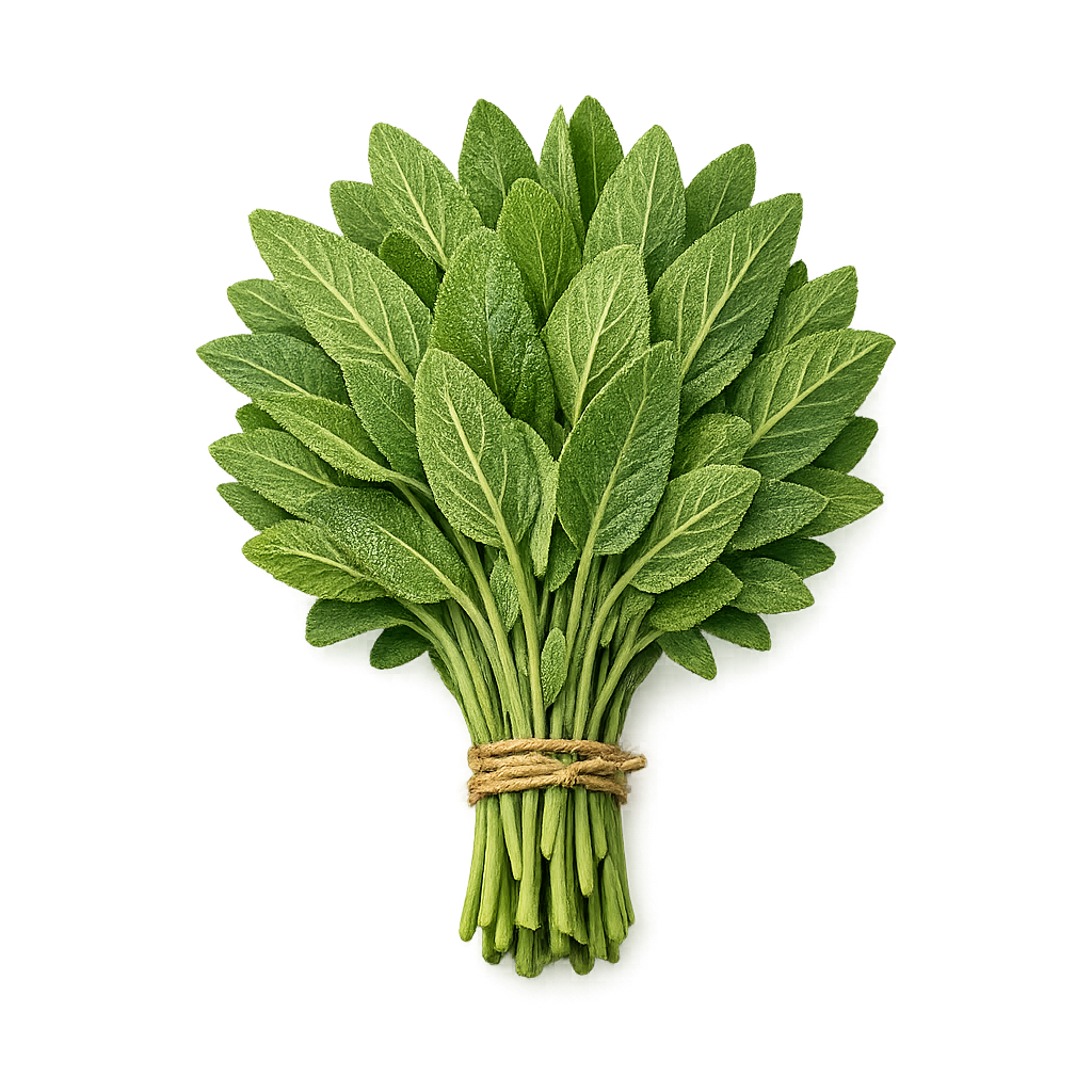 szałwia świeża pęczek 100g zioła do masła i drobiu boxujemy